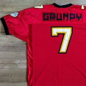 Walt Disney World Disney In The Game Grumpy Football Sports Jersey Men's XXL